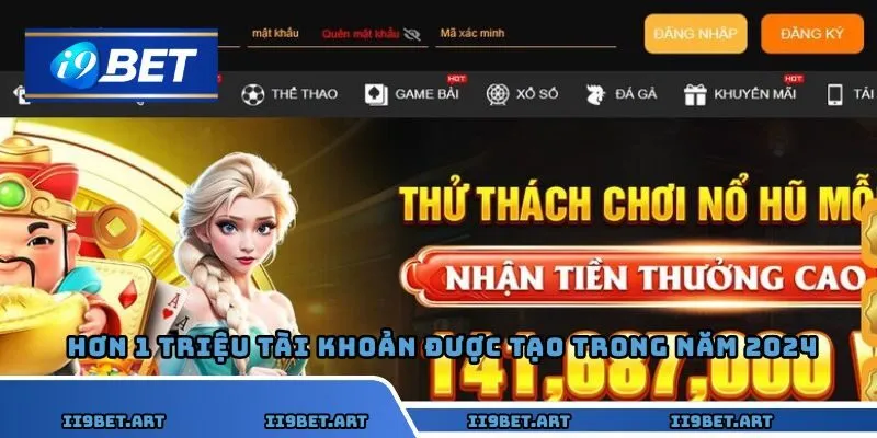 Hơn 1 triệu tài khoản được tạo mới trong năm 2024